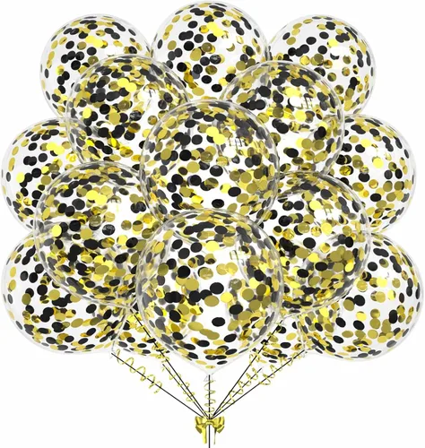 Miniatura 21 de 50 globos de confeti de papel de aluminio verde aguacate, globos de látex de 12 pulgadas con confeti verde aguacate en el interior para cumpleaños