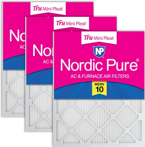 Miniatura 31 de Nordic Pure Filtros de aire para horno MERV 6 de 18 x 25 x 1 pulgadas (tamaño real: 17 1/2 x 24 1/2 x 3/4), color verde poliéster MERV 6, reduce