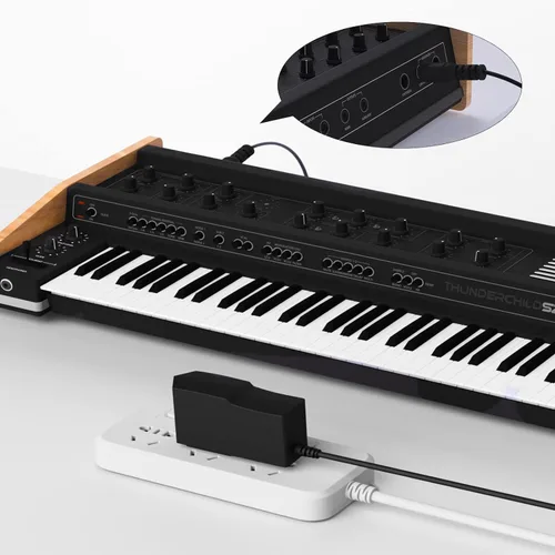 Miniatura 5 de Adaptador de corriente de 9.5V 1A compatible con teclado de piano Casio LK-120 LK-125 LK-127 LK-160 LK-165 LK-240 LK-247 LK-280 CTK-240 CTK-245