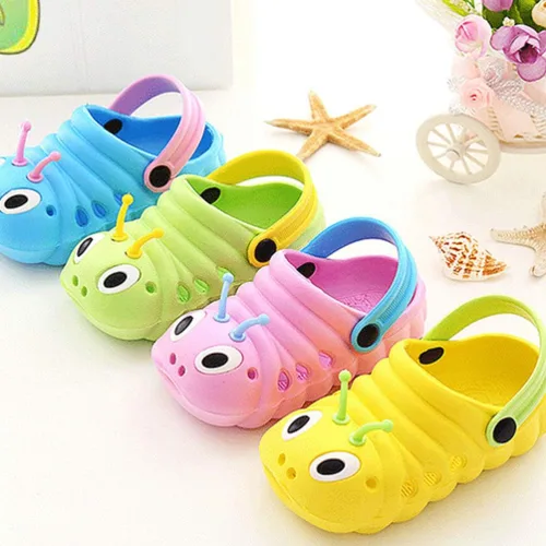 Miniatura 2 de Holibanna - Sandalias antideslizantes para niños, diseño de animales de dibujos animados, para niños y niñas (rosa, talla 20, longitud 4.7in)