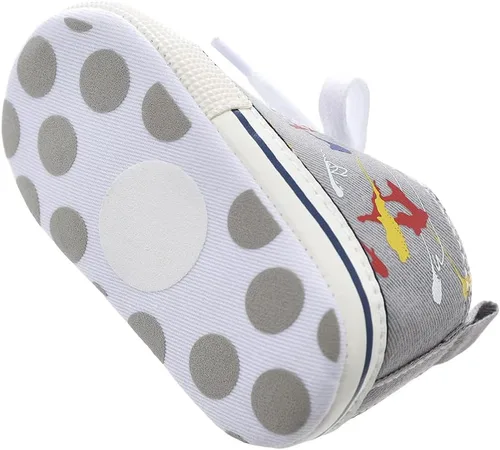 Miniatura 5 de Zapatos de lona suave unisex para bebés, niños y niñas, tenis antideslizantes ligeros para bebés recién nacidos