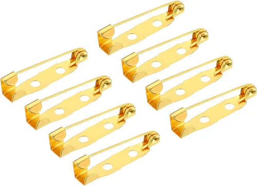 Miniatura 15 de MECCANIXITY 150 pines de barra de seguridad de 0.591 in, broche de cierre para insignias de identificación, tarjetas de nombre, etiquetas para Tono
