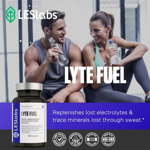 Miniatura 4 de Suplemento alimenticio con electrolitos para recuperar la hidratación y minimizar los calambres musculares Lyte Fuel, con magnesio, sodio y cromo