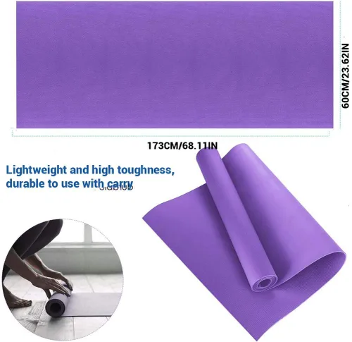 Miniatura 5 de M yoga M JTLB 4MM Yoga Mat EVA antideslizante Fitness Slim Yoga Home Gym Ejercicio esterillas Pilates Gimnasio Almohadillas de ejercicio Fitness Mat