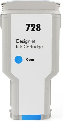 Cartucho de tinta compatible de repuesto para remanufacturado 728 cian 10.1 fl oz 728XL tinta (F9J67A) uso con impresoras DesignJet T830 MFP,
