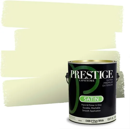 Miniatura 110 de PRESTIGE Pinturas Pintura interior e imprimación en uno, 1 galón, cáscara de huevo, aventura