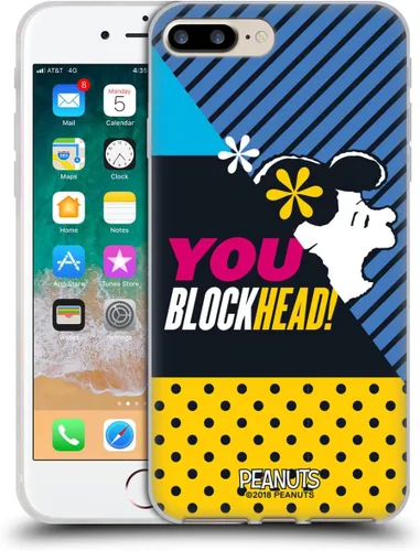 Miniatura 249 de Head Case Designs Funda de gel con licencia oficial de Peanuts Snoopy & Woodstock Halfs and Laughs [protección de grado militar] compatible