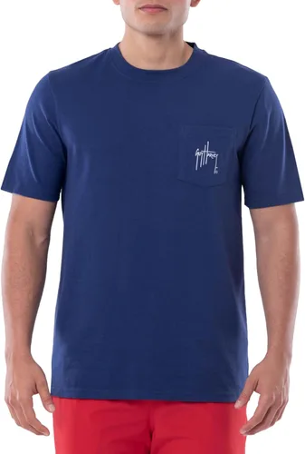 Miniatura 2 de Guy Harvey Billfish Collection - Camiseta de manga corta con bolsillo para hombre