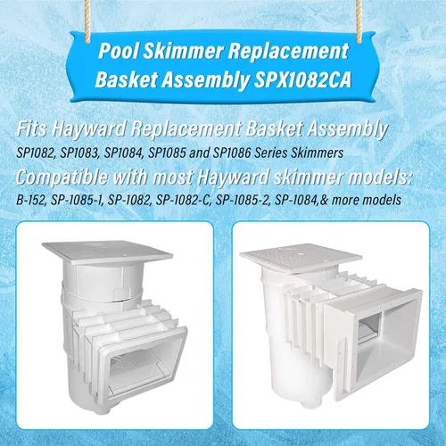 Miniatura 4 de ChangTa Cesta de repuesto para desnatadora de piscina, para Hayward SPX1082CA y Aladdin B-152 modelos de skimmer SP1082 SP1083 SP1084 1085 1086