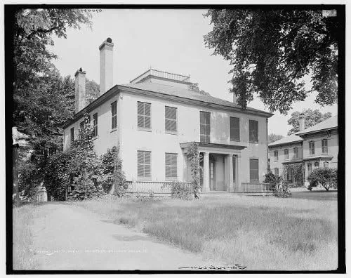 HistoricalFindings Photo: Hetty Green's Residence,dwellings,Homes,Houses,Bellows Falls,Vermont,VT,1900