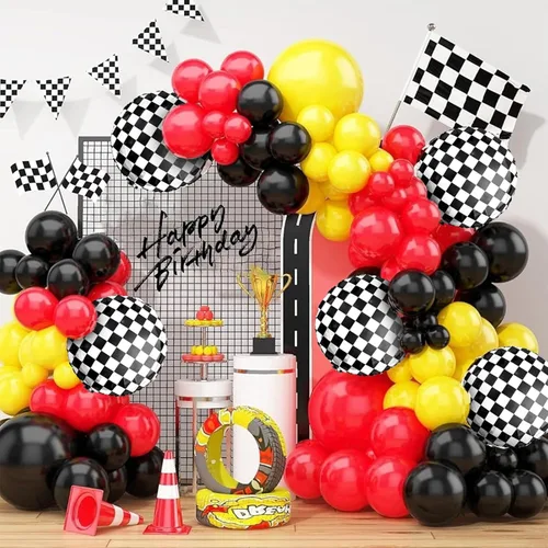 Miniatura 20 de Kit de arco de globos de graduación azul y dorado 2026, decoraciones de graduación 2026, globos dorados del número 2026 con explosión de estrella