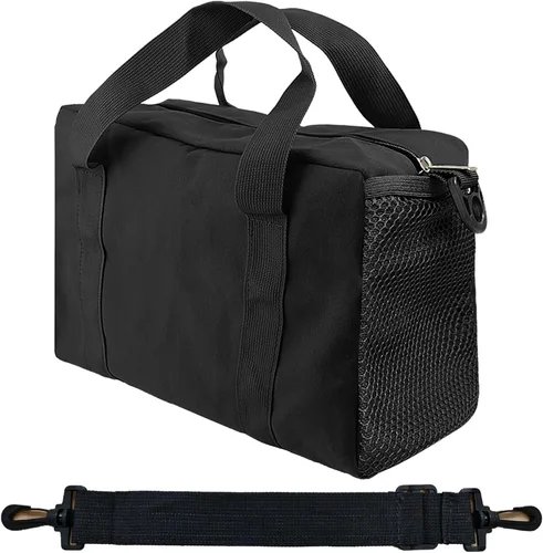 Miniatura 16 de Bolsa de herramientas pequeña, bolsa organizadora de herramientas de boca ancha con parte superior cerrada, bolsas de herramientas de gran capacidad
