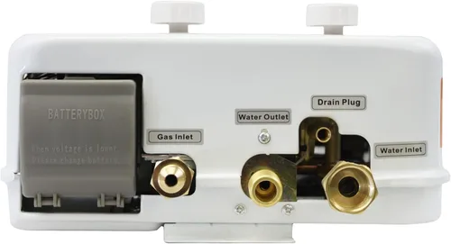 Miniatura 11 de Flame King YSNAZ132 - Calentador de agua portátil sin tanque de gas propano 5L 1.32GPM a 34,000 BTU, ducha instantánea de agua caliente al aire