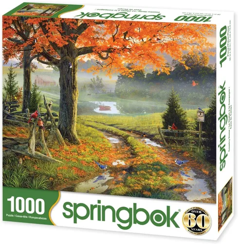Miniatura 2 de Springbok - Casa de Campo - Rompecabezas de 1000 piezas - Paisaje de otoño relajante