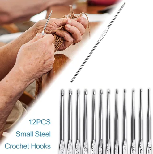 Miniatura 6 de Abizarch Kit de 59 piezas de ganchos de ganchillo para principiantes adultos, kit de inicio de tejer para adultos con mango ergonómico de agarre