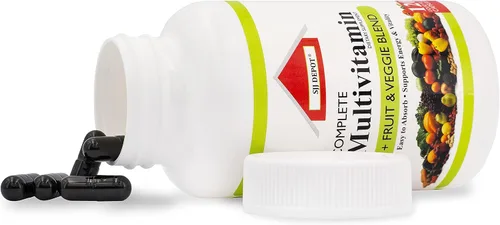 Miniatura 8 de 120 cápsulas líquidas multivitamínicas de frutas y verduras, multivitaminas cargadas, suplementos, múltiples vitaminas tienen muchos antioxidantes
