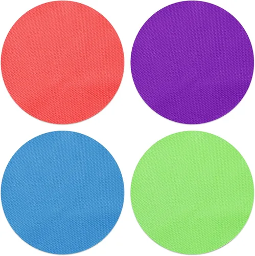 Abridor de tarros de goma, 4 piezas para manos débiles, almohadilla de agarre de goma para personas mayores con artritis, posavasos de cocina con