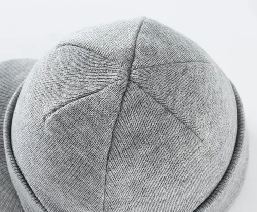 Miniatura 74 de Home Prefer - Gorro de invierno para hombre con visera, cálida y doble punto.