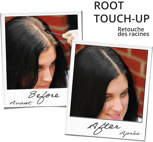 Miniatura 5 de Máscara temporal para retocar las raíces del cabello, cubre y oculta las canas, líneas del cabello, cejas, bigote y barba de los hombres