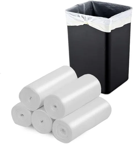 Bolsas de basura biodegradables y compostables de 13 a 15 galones, bolsas de basura altas sin perfume para cocina, patio, césped, oficina (75