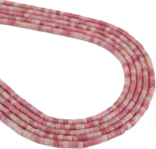 Miniatura 66 de BEADIA Cuentas Espaciadoras de Jade Amarillo Natural en Forma de Tapa, Cuentas Semipreciosas Sueltas para Hacer Joyas con Encuadernación, 4mmx2mm