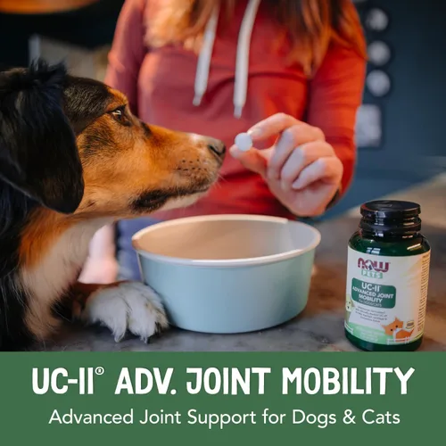 Miniatura 4 de Now Mascotas, UC-II Movilidad Articular Avanzada para Perros y Gatos, Formulado por veterinarios, Ayuda a mantener el cartílago y el tejido