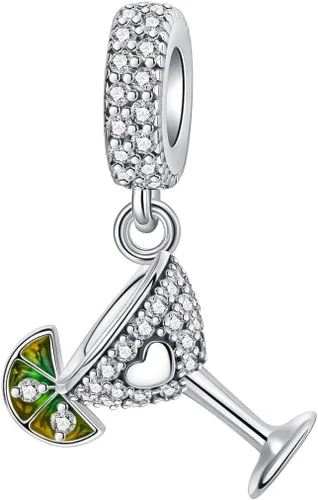 Miniatura 36 de LUXILLA Abalorio de plata de ley 925 para madre, hija, abuela, para familia, amor, madre, hija, abuela, para pulseras, collares, dijes, abalorios
