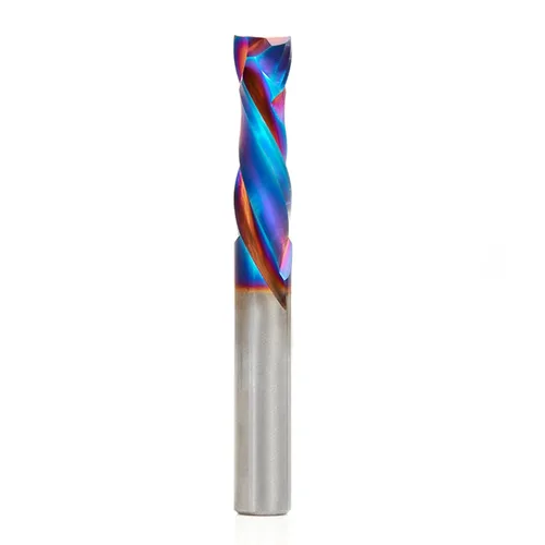 Miniatura 22 de Amana Tool Spektra Extreme Tool Life - Broca de router espiral de compresión CNC de carburo sólido, 46010-K, 3/8 D x 1-1/8 CH x 3/8 vástago x 3