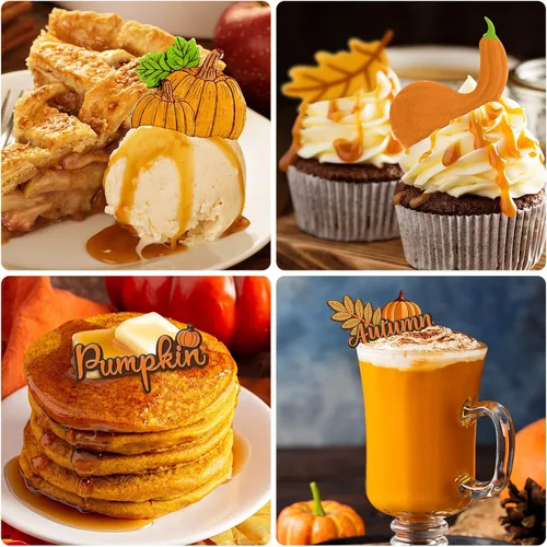 Miniatura 7 de Whaline Paquete de 3 moldes de fondant de otoño, calabaza, hojas de arce, moldes de silicona de resina de caramelo de otoño para hornear chocolate