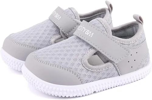 Miniatura 7 de BMCiTYBM Zapatos de bebé para niños pequeños, zapatillas de malla transpirable antideslizantes