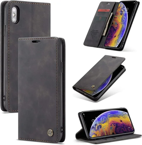 Miniatura 18 de SINIANL Funda para iPhone 7/8, Funda de cuero tipo billetera con tarjetero Cierre magnético Kickstand a prueba de golpes Fundas protectoras