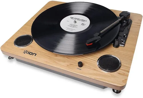 Miniatura 15 de ION Audio Luxe LP - Reproductor de discos de vinilo Bluetooth con altavoces, conversión USB, placa de tamaño completo, parada automática, salida