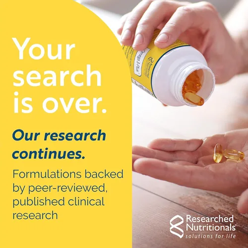 Miniatura 4 de Researched Nutritionals Omega-3 Plus - Suplementos de aceite de pescado para la salud del corazón, el cerebro y el apoyo inmunológico - Aceite