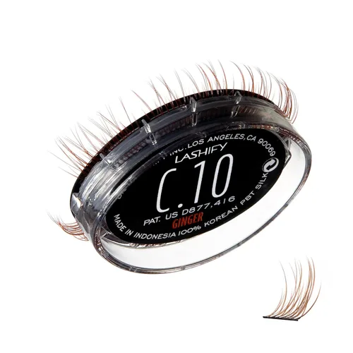 Miniatura 15 de Lashify Curl - Extensiones de pestañas Gossamer DIY de 0.394 pulgadas, color negro, pestañas postizas fáciles para un aspecto natural