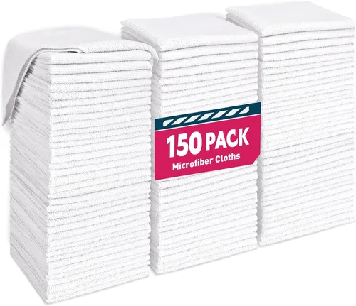 Miniatura 20 de TEAWOO Paños de limpieza de microfibra, paquete de 50 toallas de microfibra a granel, toallas para automóviles y hogar, trapos de limpieza de 5 5