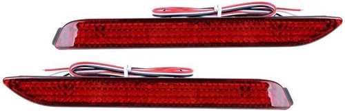 Miniatura 3 de x xotic tech Reflector LED Reflector de freno trasero de parada trasera antiniebla compatible con Toyota Avalon Sienna o Lexus IS-F RC250, rojo