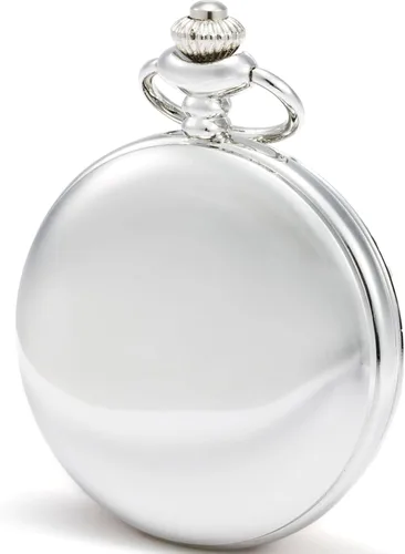 Miniatura 4 de SEWOR Reloj de bolsillo de cuarzo Shell Dial lupa caso con dos tipos de cadena cuerometal