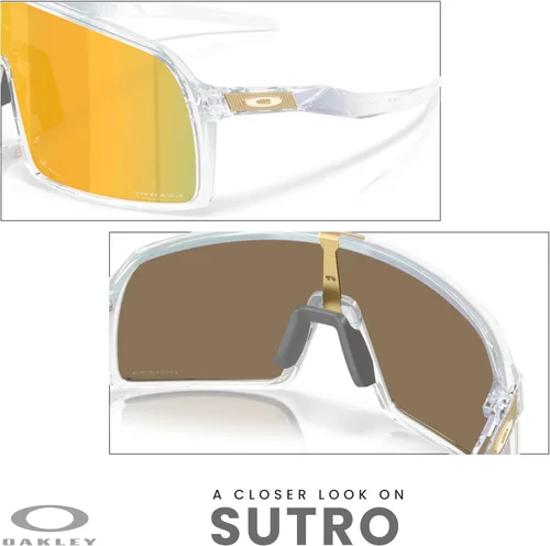 Miniatura 34 de Oakley Sutro OO9406 / OO9462 - Lentes de sol para hombre, kit de correa de accesorios, bolsa de microfibra