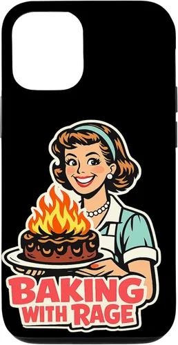 Miniatura 28 de Baking with Rage Retro 1950s Housewife Pop Art Humor Case for iPhone 17