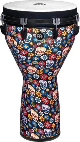 Miniatura 13 de Tambor de mano Jumbo Djembe con tono de bajo profundo, no fabricado en China, carcasa sintética y cabeza, 2 años de garantía Día de los Muertos
