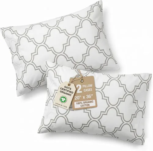 Miniatura 39 de Lane Linen - Juego de 2 fundas de almohada, 100% algodón orgánico puro, tamaño king, color amarillo claro/vainilla (20 x 36 pulgadas)