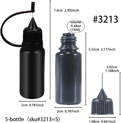 Miniatura 3 de Molde de silicona 3D Merkaba Chakra Stones Geométrico UV Resina Fundición con 5 botellas aplicadoras de punta de precisión, paquete de 8 collares