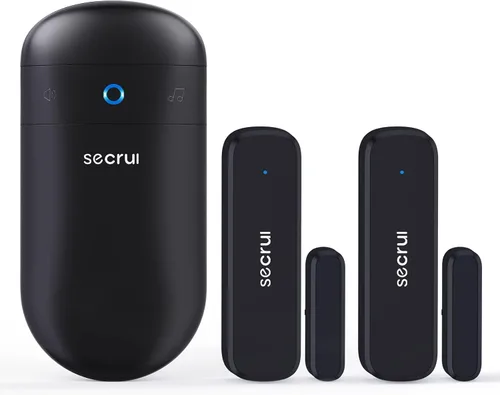 Miniatura 14 de SECRUI - Timbre de puerta, timbre con sensor abierto de puerta para negocios/hogar al entrar, volumen ajustable, fácil instalación, rango de 400