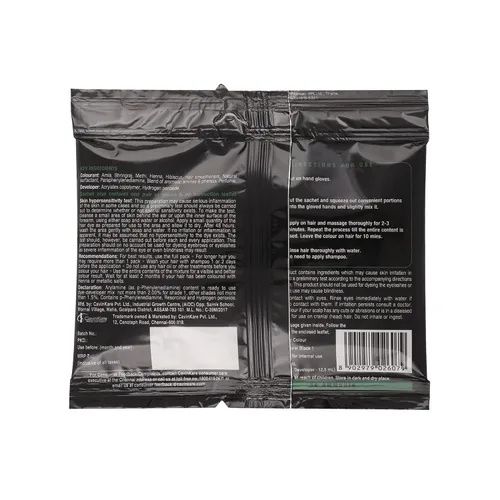 Miniatura 5 de Indica Easy Shampoo Based Hair Colour Black Pack de 3