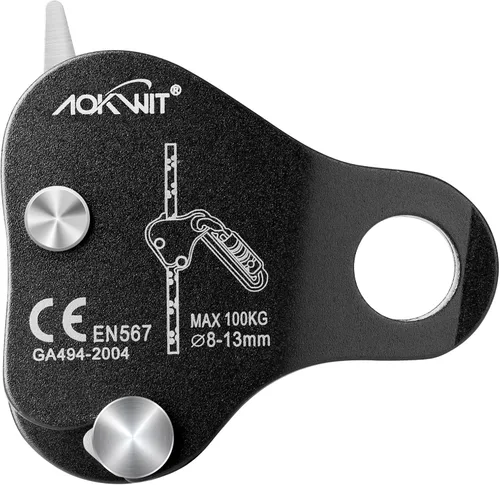 Miniatura 19 de Cuerda de escalada Ascender Grab Protección contra caídas Dispositivo de Belay Equipo de escalada de árboles, Equipo de rapel Ascensor de cuerda