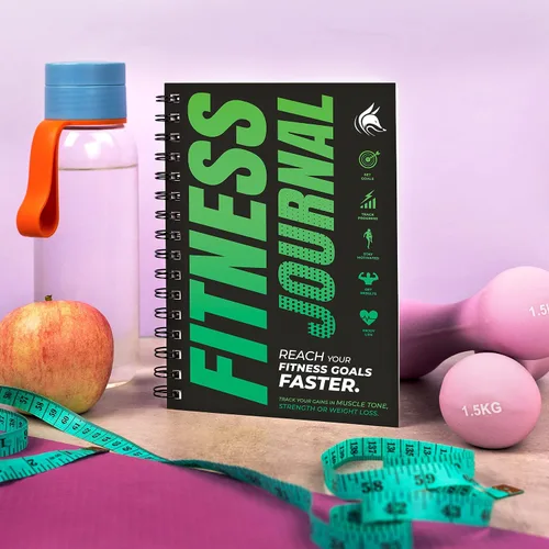 Miniatura 6 de Clever Fox Diario de fitness libro de registro de entrenamiento, planificador diario de acondicionamiento físico diario para mujeres y hombres.