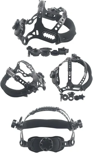 Miniatura 4 de Almencla Sudor orbing casco de soldadura auricular transpirable agujero cuadrado ajustable cabeza aro para soldadura tapa parte accesorios