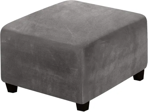 Miniatura 56 de H.Versailtex. - Funda de terciopelo elástico ajustable, rectangular, para taburete o caja de almacenamiento,1 pieza, elástica, ajustable