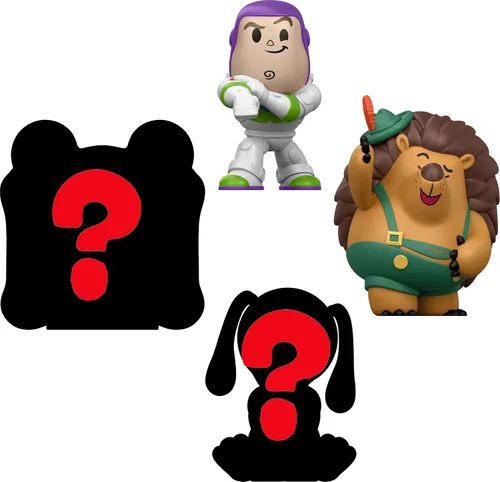 Miniatura 6 de Mattel Disney y Pixar Toy Story - Paquete múltiple de 5 mini figuras, 4 estrellas pequeñas películas de juguetes en grupo temático, 2 personajes que