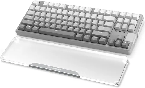 Miniatura 9 de Reposamuñecas acrílico para teclado profesional - Teclado compacto 60% - Teclados mecánicos Reposamanos ergonómico para teclado de computadora, base